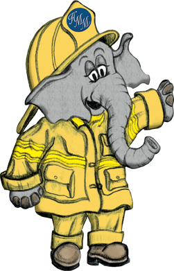 Hart, Mieras & Morris mascot Hosier the Elephant