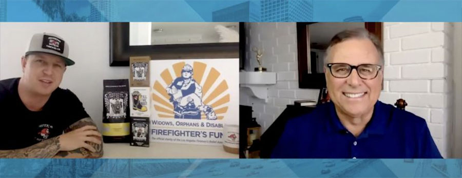 beondtv interveiw with Eli Held firefighter and owner Muertos Cofee