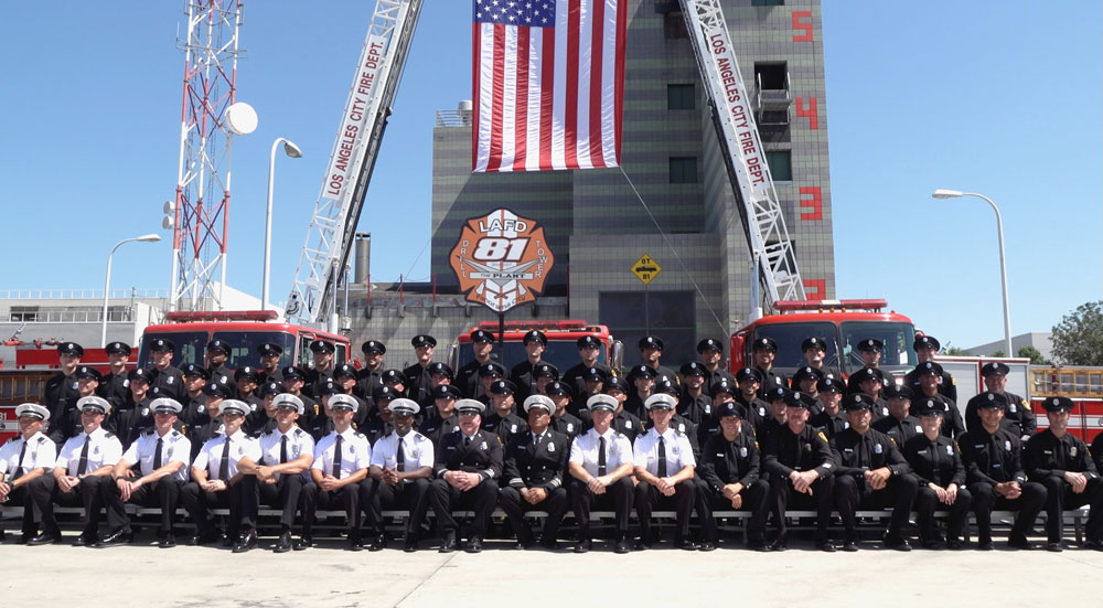 New Firefighters Earn Their Badges: LAFD Graduation