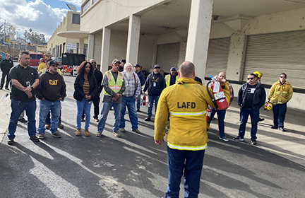 Los Angeles residents attend CERT Training to learn how to have a disaster plan